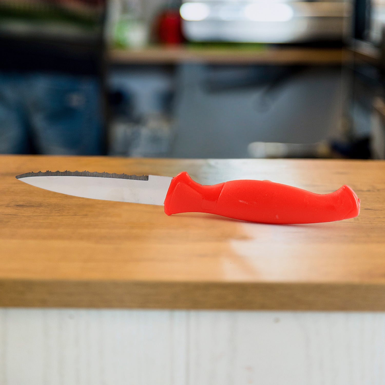 Stainless Steel Serrated Kitchen Knife (1 Pc) Stainless Steel Serrated Kitchen Knife (1 Pc)